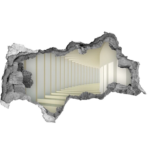 Hole in the wall sticker The illusion of infinite space