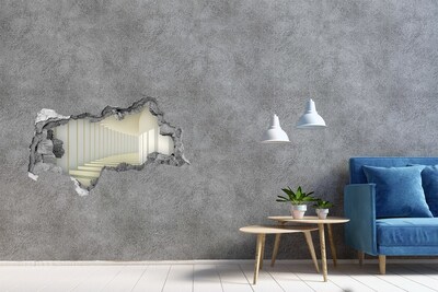 Hole in the wall sticker The illusion of infinite space