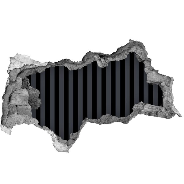 Hole wall sticker The illusion of a deep abyss