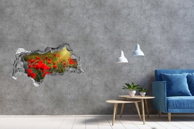 Hole in the wall sticker A Hole-in-the-Wall Floral Paradise