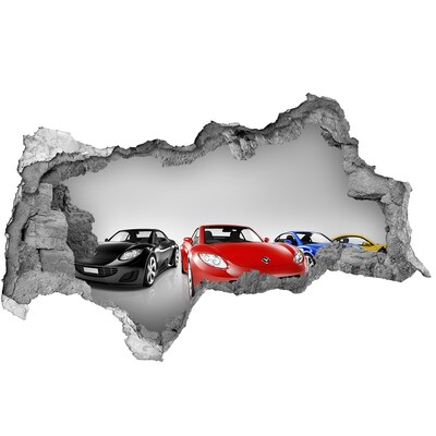 Hole in the wall sticker Racing dreams