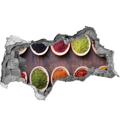 Hole in the wall decal Spice paradise