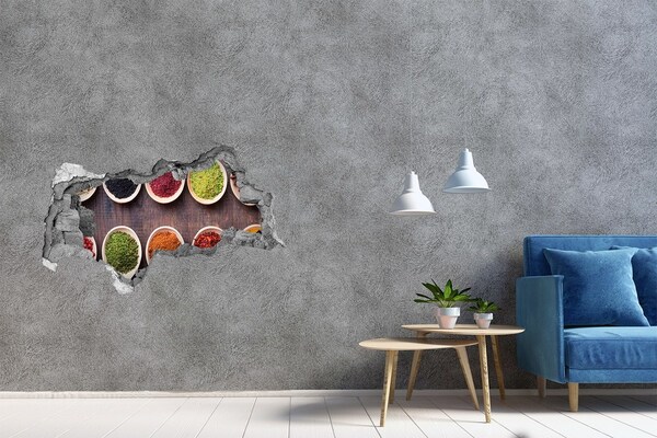 Hole in the wall decal Spice paradise