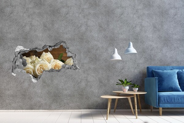 Hole wall sticker Flower Hole in the Wall