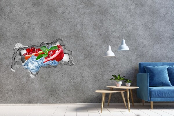 Hole in the wall decal Fruity Oasis with Ice