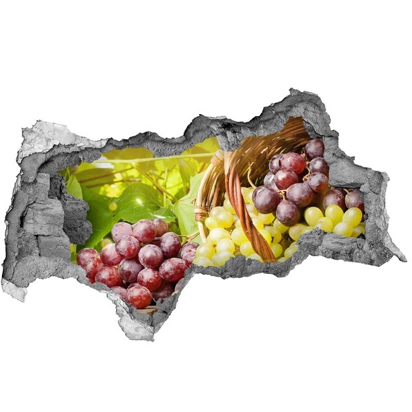 Hole wall sticker Fruit in the basket