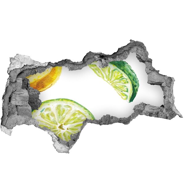 Hole in the wall sticker Lemon Hole in the Wall