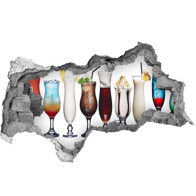 Hole wall sticker A Hole-in-the-Wall Cocktail Oasis