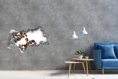 Hole in the wall decal Coffee in the air