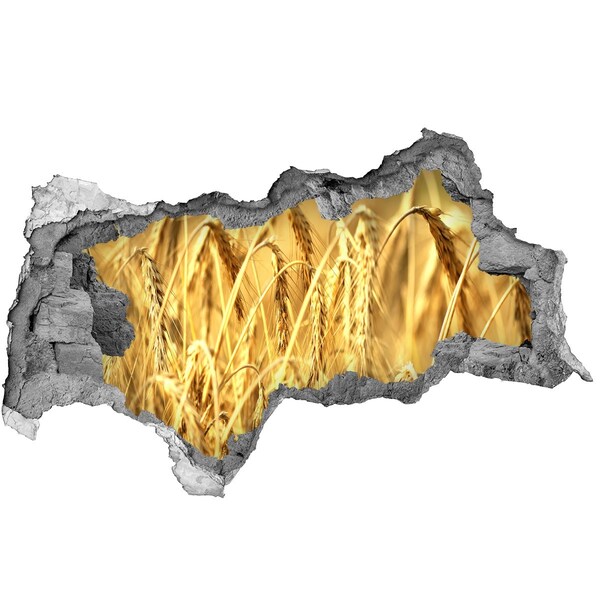 Hole in the wall sticker Golden grains in the sunshine