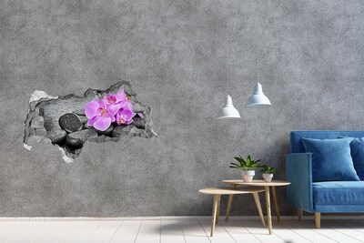 Hole in the wall sticker Floral Spa Oasis