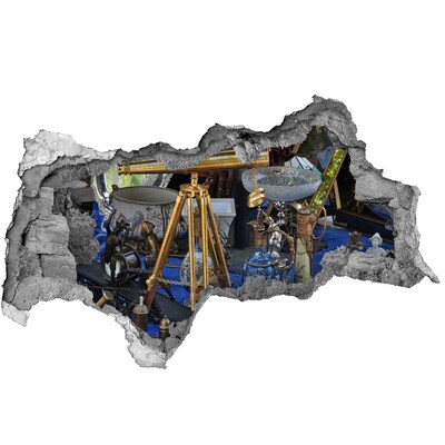 Hole wall sticker Antiques in a Mystery Shop