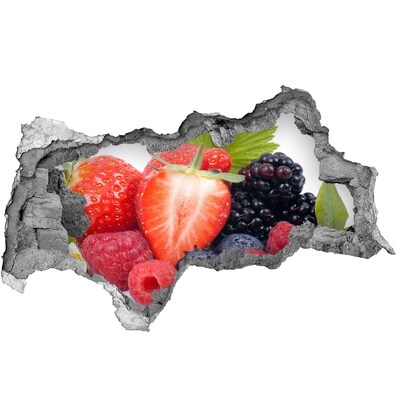 Hole wall sticker Fruit paradise behind the wall