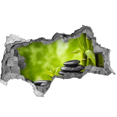 Hole in the wall sticker An oasis of peace with stones
