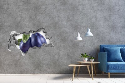 Hole in the wall sticker Juicy Plums