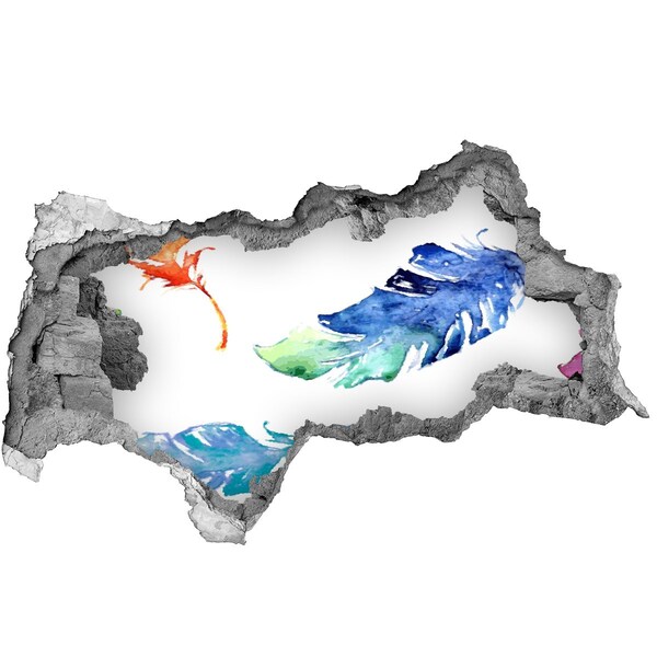 Hole in the wall decal Tropical ocean