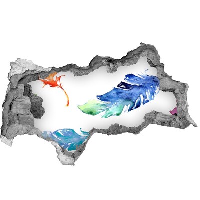 Hole in the wall decal Tropical ocean