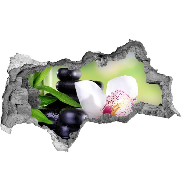 Hole in the wall sticker Relax at the spa