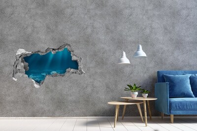 Hole in the wall decal The underwater world of corals