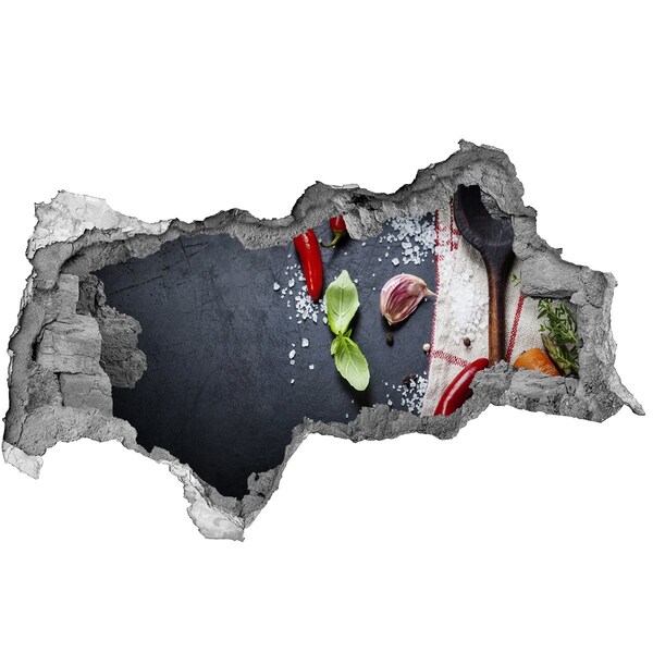 Hole in the wall decal A kitchen full of flavor