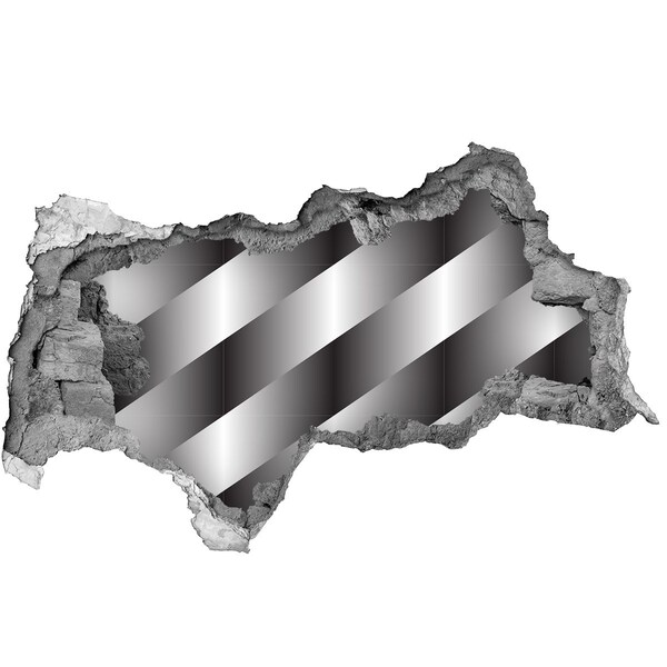 Hole wall sticker Broken Wall Illusion