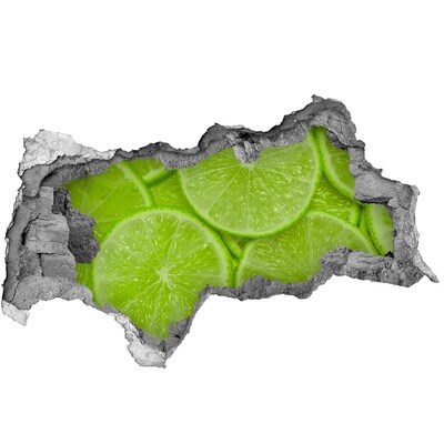 Hole in the wall sticker Lemon Paradise