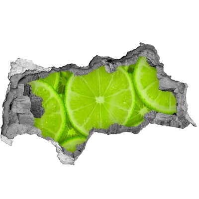 Hole in the wall sticker Juicy Lime in a Hole in the Wall