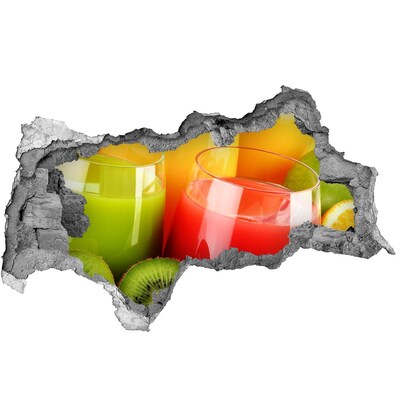 Hole wall sticker Refreshing cocktails in the tropics