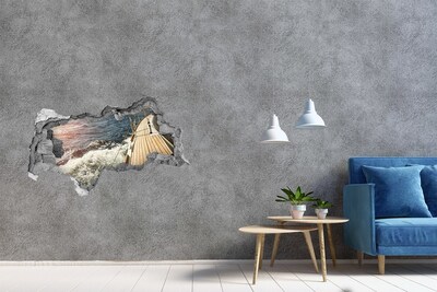 Hole in the wall decal Cruise on a stormy sea