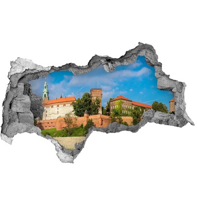 Hole in the wall sticker Castle on the hill