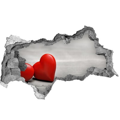 Hole in the wall sticker Heart in a Hole in the Wall