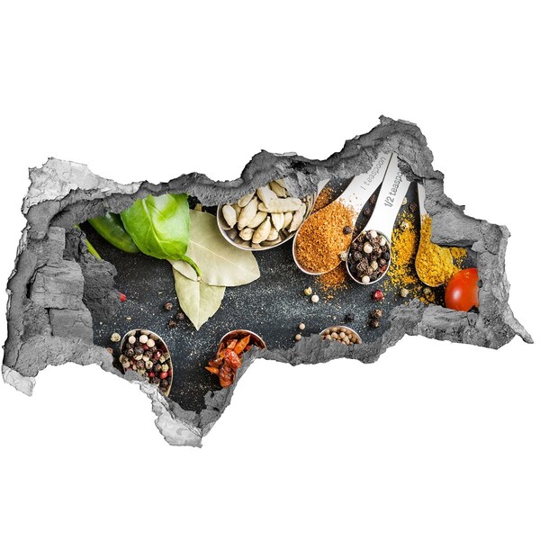 Hole wall sticker Kitchen Spices in a Hole in the Wall