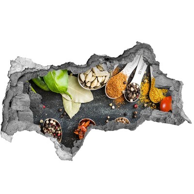 Hole wall sticker Kitchen Spices in a Hole in the Wall