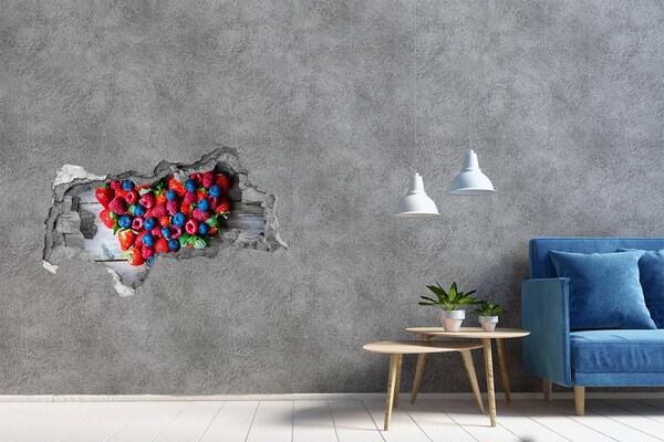 Hole in the wall sticker Fruit paradise