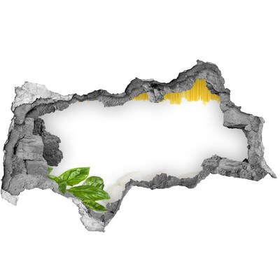 Hole in the wall decal An Italian feast in a hole in the wall