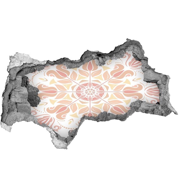 Hole in the wall decal Hole in the Wall Mandala