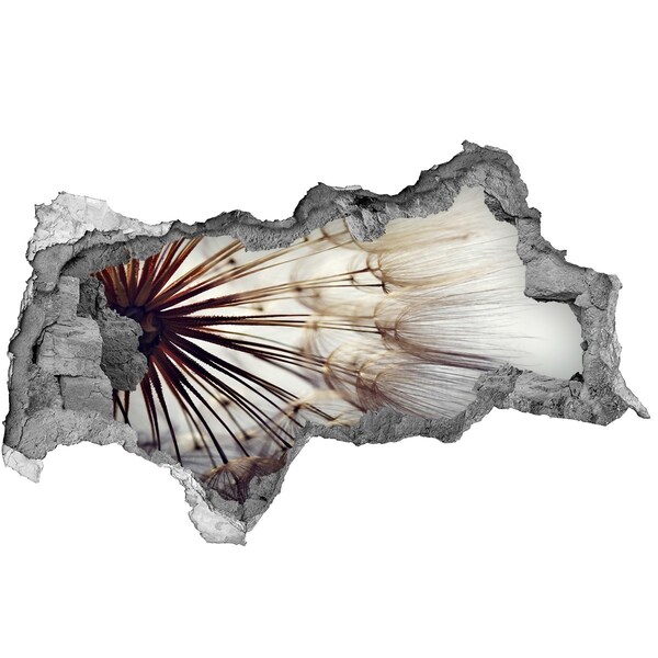 Hole in the wall sticker A floral dream in concrete