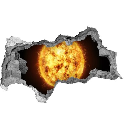 Hole wall sticker Solar explosion