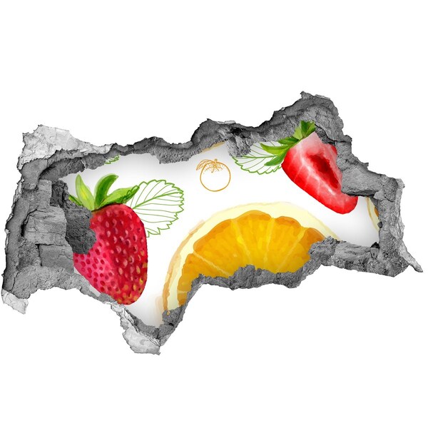 Hole in the wall sticker Fruity Hole in the Wall Paradise