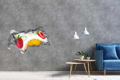 Hole in the wall sticker Fruity Hole in the Wall Paradise