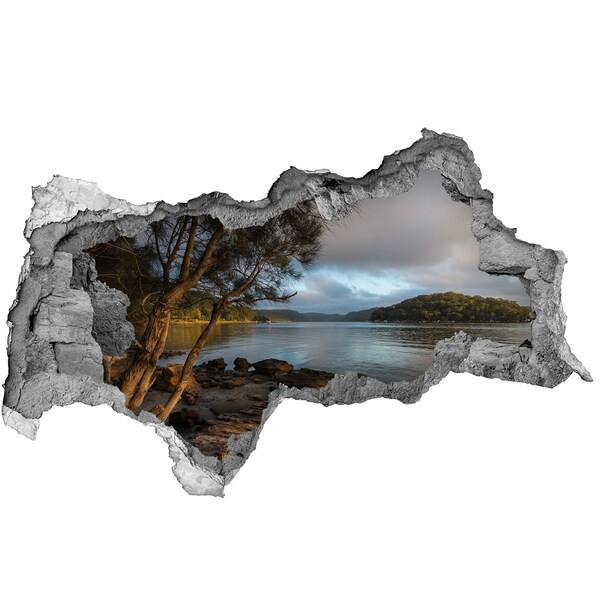 Hole in the wall sticker Peace by the water