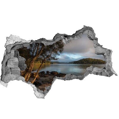 Hole in the wall sticker Peace by the water