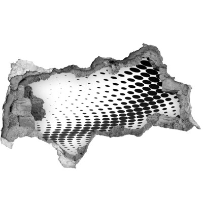 Hole wall sticker Virtual space in the hole