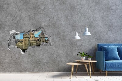 Hole in the wall sticker A castle in ruins