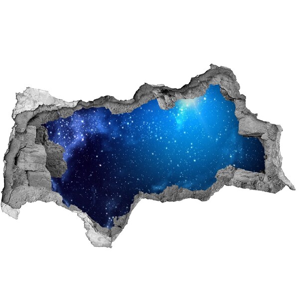 Hole in the wall sticker Cosmic Space