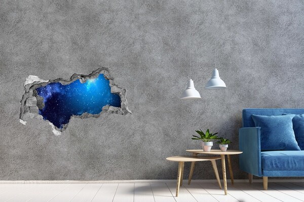 Hole in the wall sticker Cosmic Space