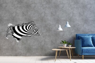 Hole wall sticker Immersive optical vortex