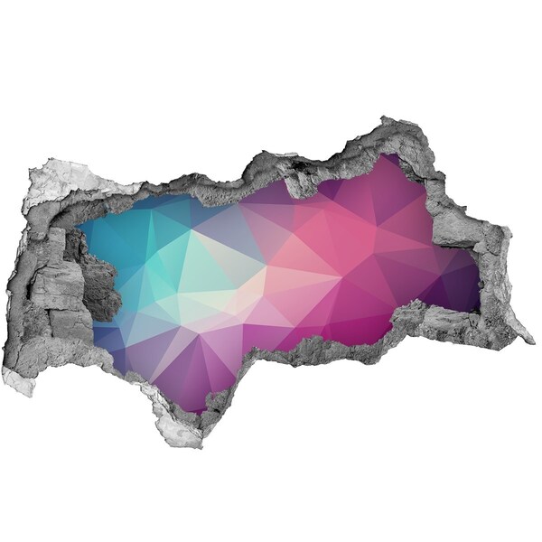 Hole in the wall decal Geometry in the hole