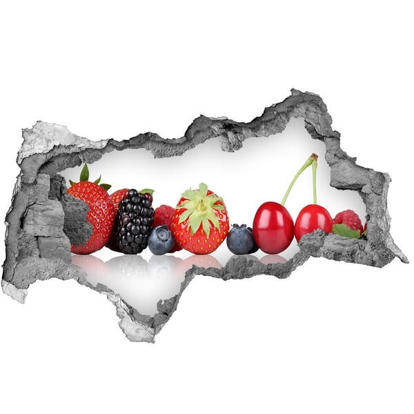 Hole in the wall decal Fruit in a Hole in the Wall