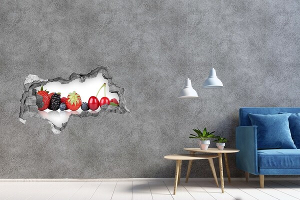 Hole in the wall decal Fruit in a Hole in the Wall